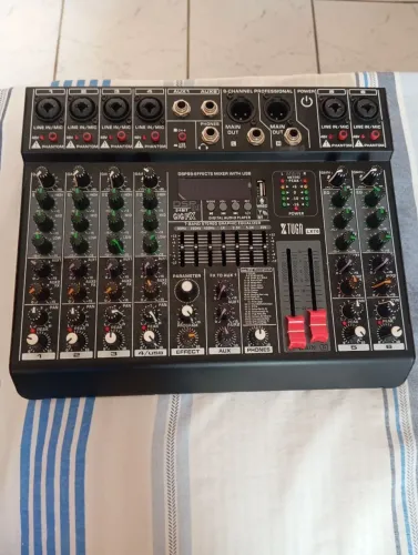 Mesa de som tuga lxt6 6 canais / com Bluetooth
