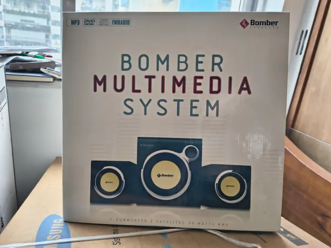 Caixas de Som Bomber Multimedia System 2.1