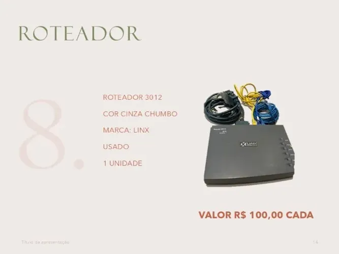 ROTEADOR LINX 3012