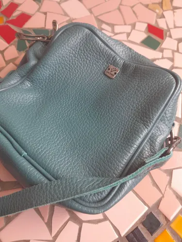 Bolsa de Couro Via Mia - 15x15 cm