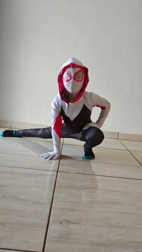 Fantasia Gwen Stacy Infantil NOVO