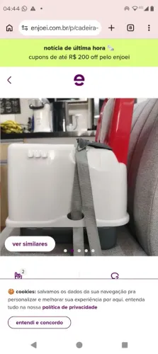 Cadeira de bebê/criança para alimentação a mesa