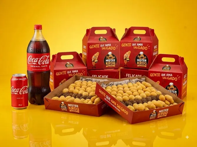 SUA FESTA COM SALGADINHOS QUENTINHOS E FRITOS NA HORA!
