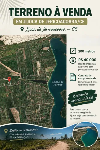 Vendo Lote em JIJOCA DE JERICOACOARA 
