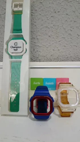 Relógio Champion Yot com 3 pulseira Raridade original