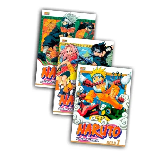 Mangá Naruto Gold NOVO e lacrado 1 ao 12 e diversos