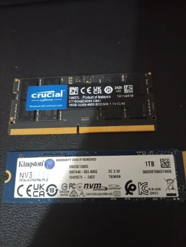 16GB DDR5 4800Hz (SODIMM) + NVME 1TB