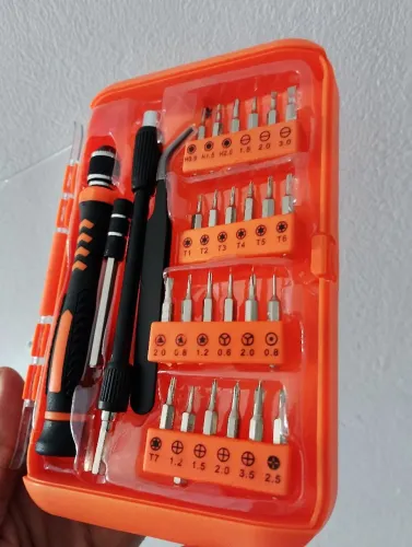 Kit ferramentas 33 peças ideal pro dia dia pra todo tipo de conserto
