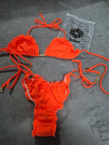 BIQUINI NOVO LARANJA VIVO