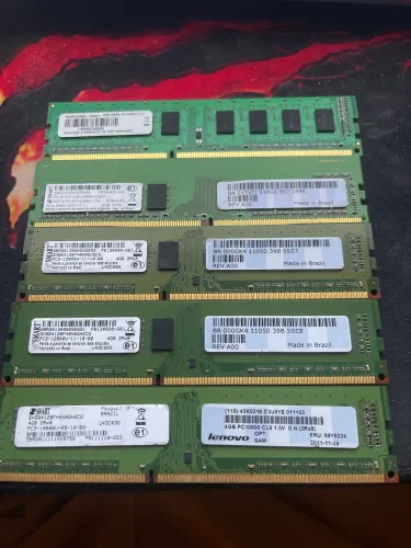 Memória ram ddr3 4gb funcionando perfeitamente