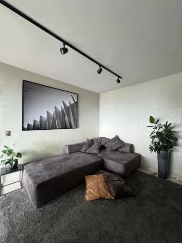 SOFÁ MODULAR CINZA LUXO 