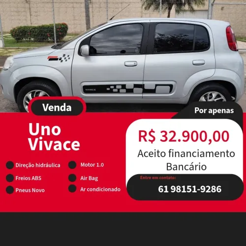 Fiat Uno Vivace/rua 1.0 EVO Fire Flex 8V 5P 2015