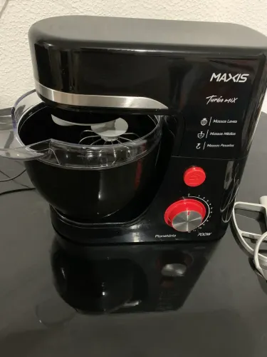 Batedeira Planetária Maxis Turbo Mix 700W - Completa e Impecável