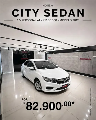 Honda City Sedan Personal 1.5 Flex 16V Aut. 2019