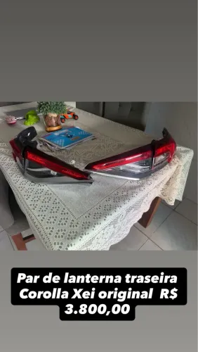 PAR Lanterna traseira ORIGINAL Toyota Corolla XEI
