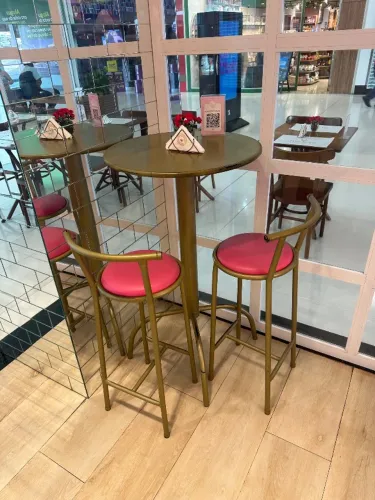 Conjunto de Mesa Bistrô com Baquetas 