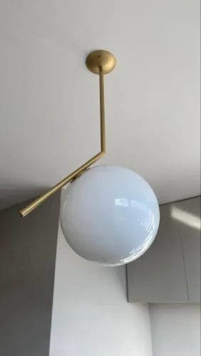 PENDENTE BOLA DE VIDRO 40cm
