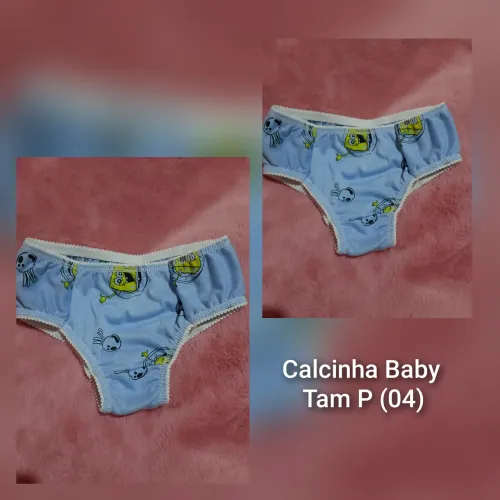 Calcinha Baby infantil Tam 4