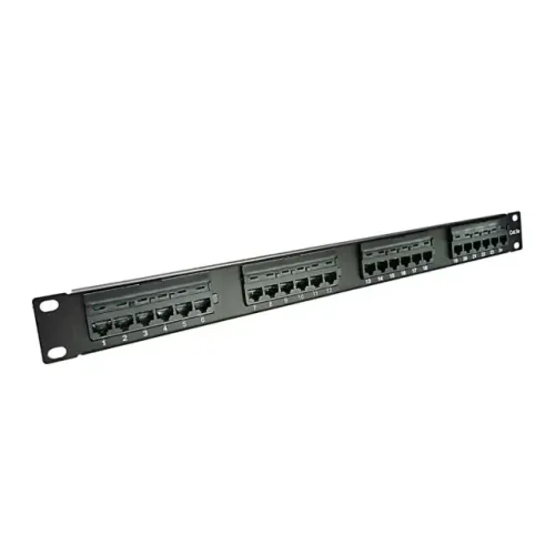 Patch Panel 19" Cat5e 24 Portas Rj45 Utp Hi Top Ht24c5