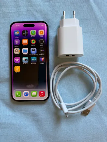 Vendo iPhone 14 Pro 256GB Roxo Profundo - Vidro Intacto (Com Detalhes)?