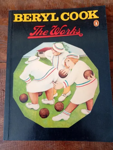 Livro Beryl Cook The Works pintura cômica