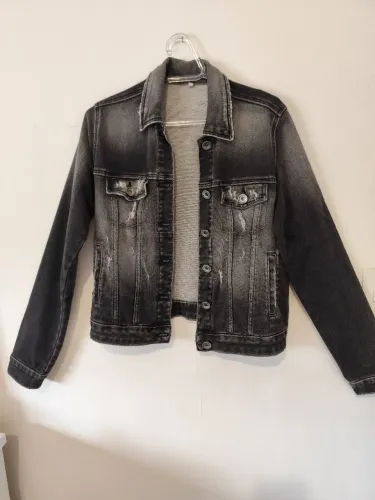 Jaqueta jeans preta
