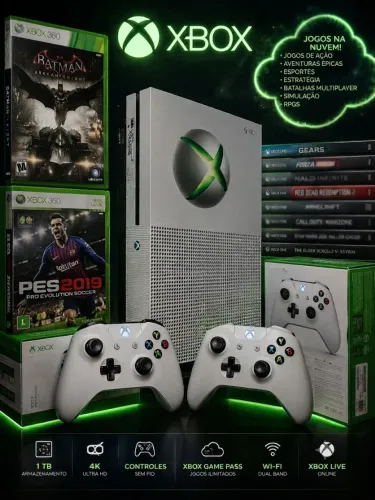 Vendendo Console com nota fiscal, pouco usado pouco com dois controles com jogos