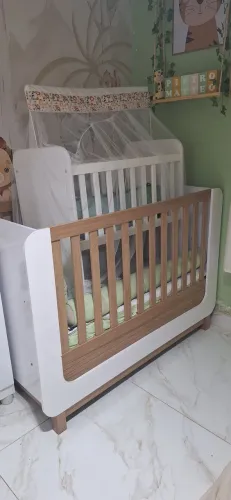 Berço Americano 2 em 1, Vira cama! 2 alturas!