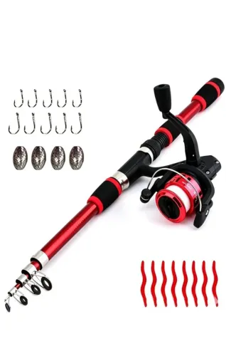 KIT DE PESCA COM ACESSORIOS