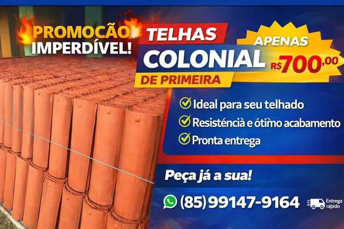 Telha colonial de primeira