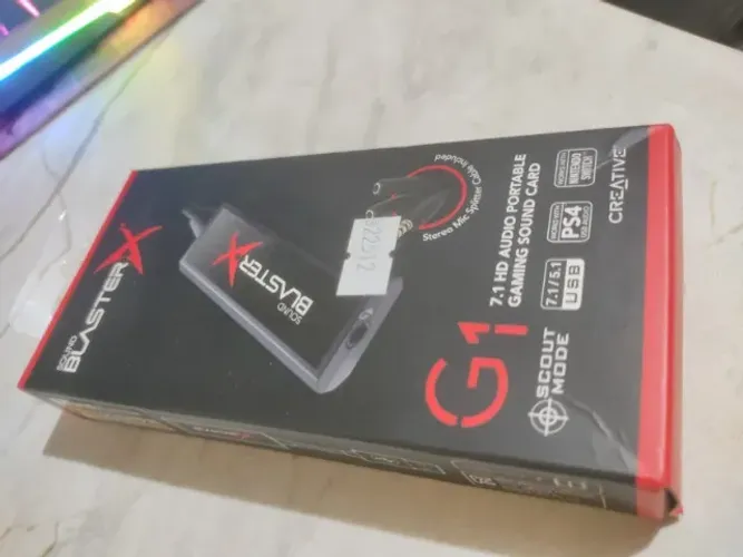 Placa De Som Creative Sound Blaster G1 7.1 USB, SB1710