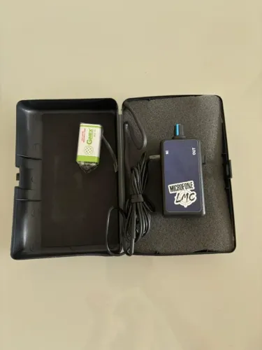 MICROFONE EXTERNO PARA VIOLÃO COM CONTROLE DE VOLUME