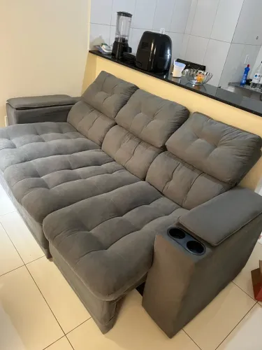 Vendo sofá reclinável e retrátil