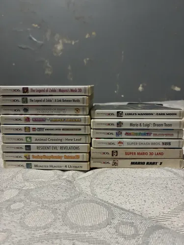 Lote com 15 Jogos Nintendo 3DS