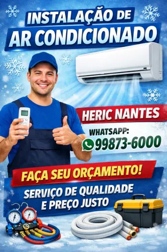 Instalação de ar-condicionado