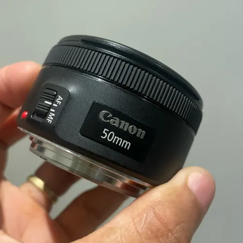 Troco por lente nikon - Cânon 50mm STM estado de nova