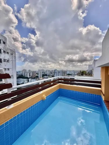 Cobertura a venda na Graça com 3 quartos vista mar e piscina na Humberto de Campos