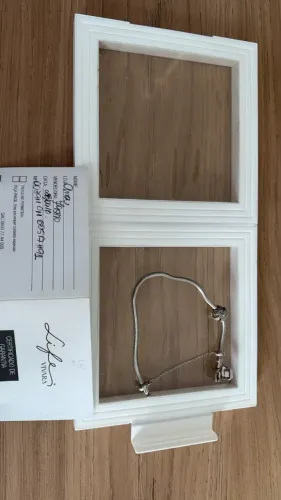 Pulseira Life Vivara Original Prata 925 + Corrente de Segurança