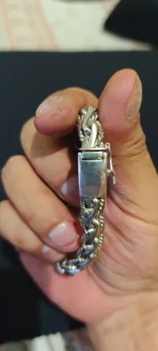 Pulseira Bali prata 925 grossa