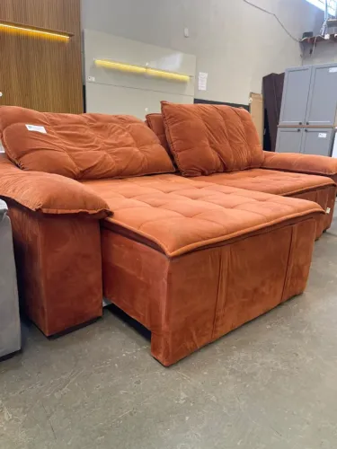 SOFÁ-CAMA RETRÁTIL E RECLINÁVEL 2,40M