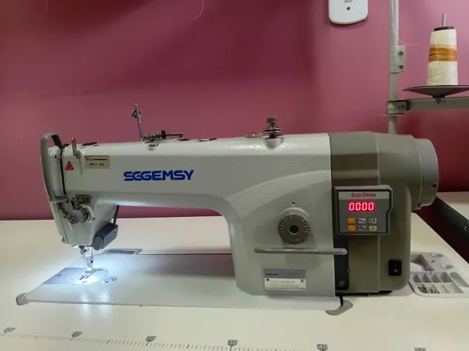 Máquina reta industrial Direct Drive