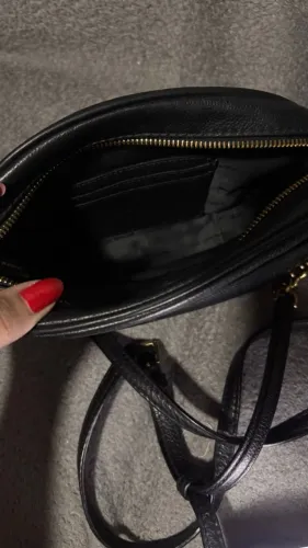 bolsa michael kors preta de couro