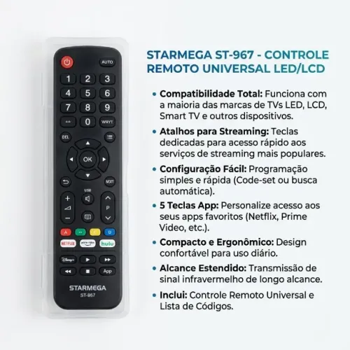 Controle Remoto Universal/ Tv Sansung