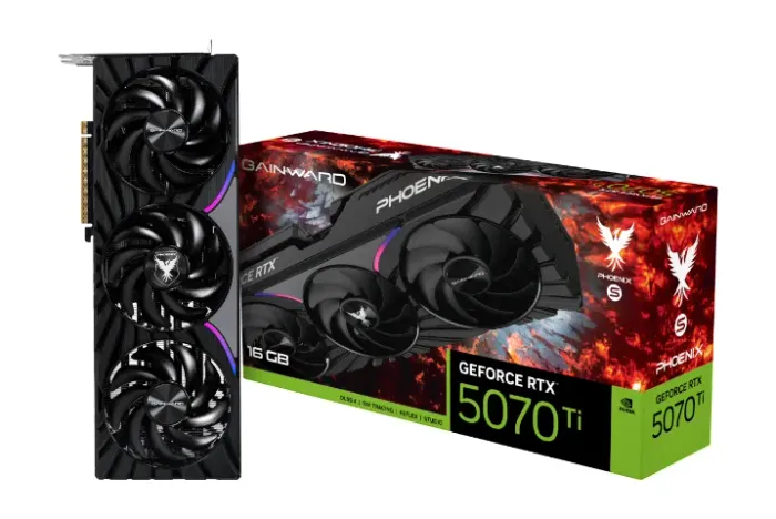 Placa De Vídeo Geforce Ddr7 16Gb/256 Bits Rtx 5070 Ti Gainward, 3 Fans, Dp, Hdmi, Ne7507T0