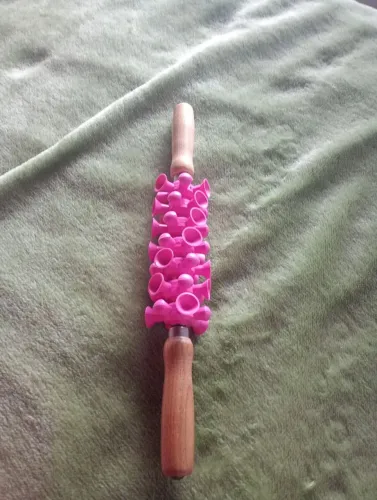 Rolo de massagem ventosa (rosa)