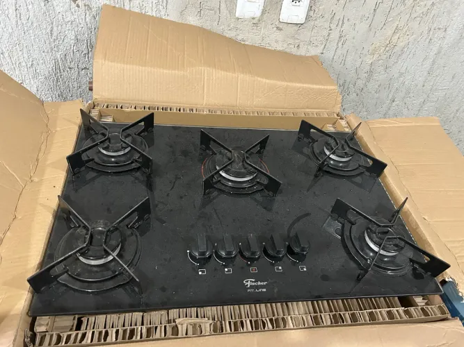 Fogão cooktop Fischer + Pia Tramontina