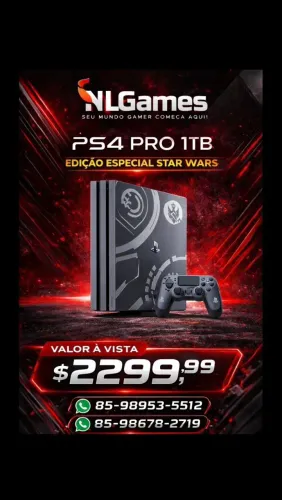 Ps4 pro 1TB  (travado versão 13.50)