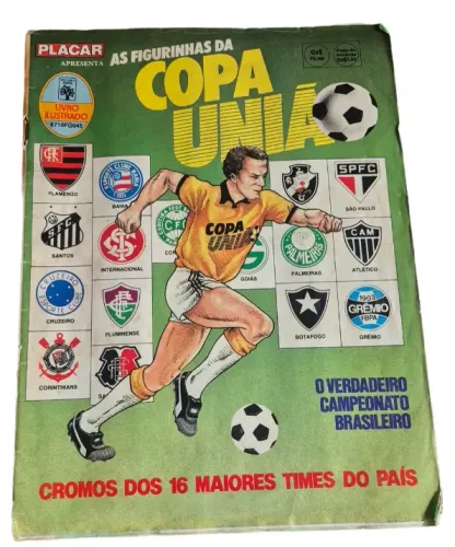 Álbum Figurinhas Placar Copa União 1987 Original e Completo (Usado)