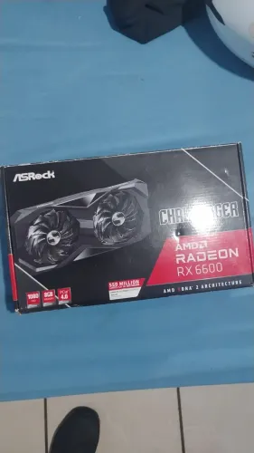 Placa de vídeo rx 6600 asrock 8gb