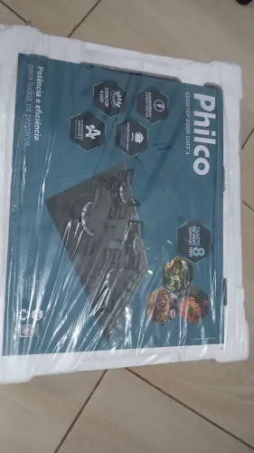 Cooktop 4 bocas novo na caixa valor 440 $